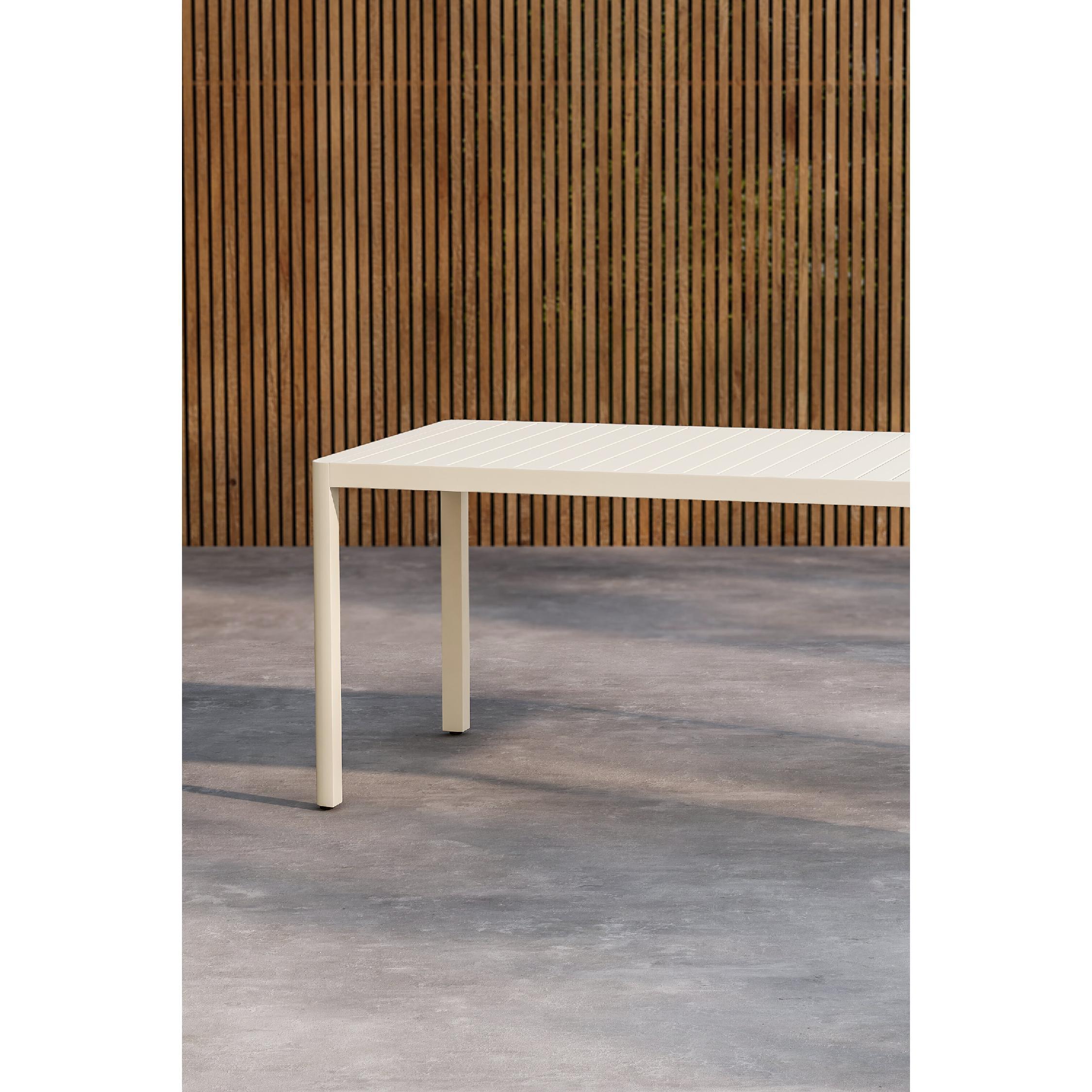 aluminium tuintafel Liva 150x85 beige afbeelding 8