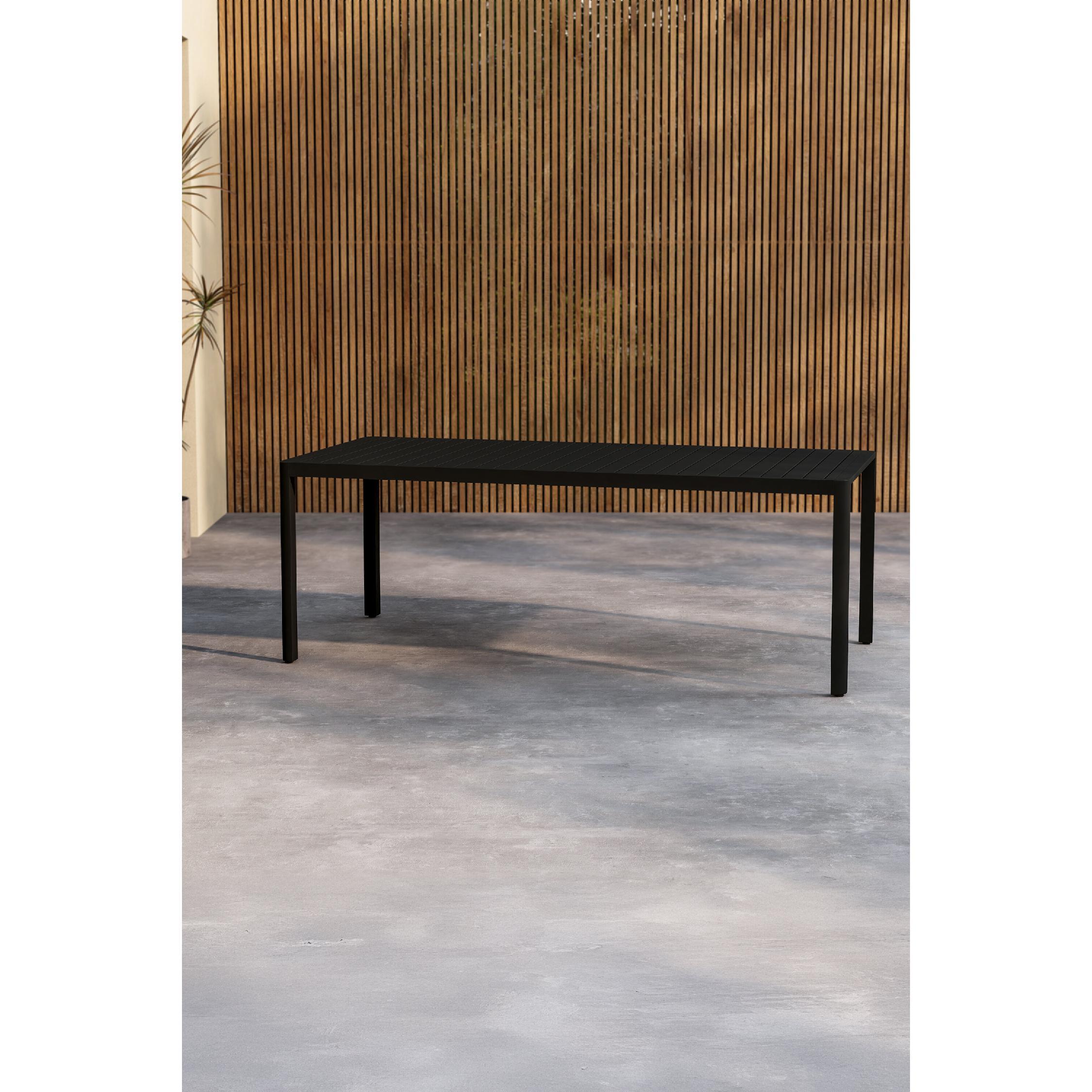 aluminium tuintafel Liva 200x90 zwart afbeelding 9