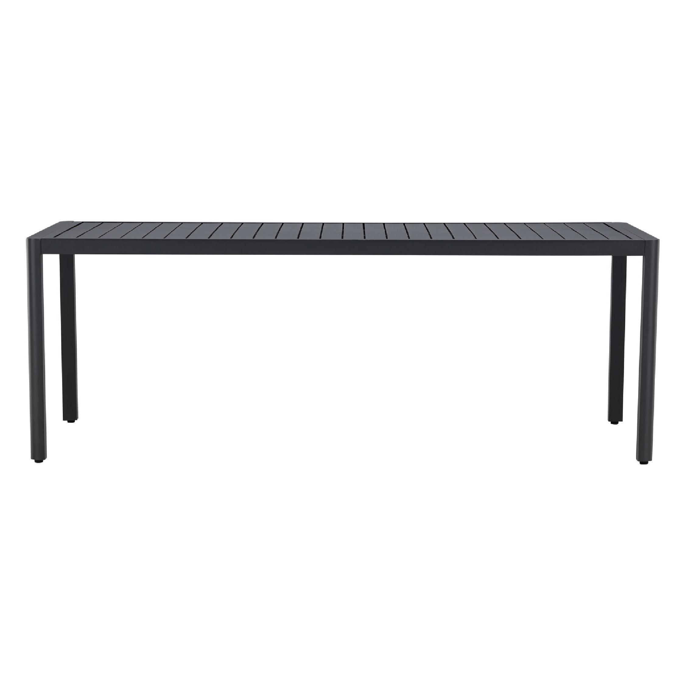 aluminium tuintafel Liva 200x90 zwart afbeelding 1