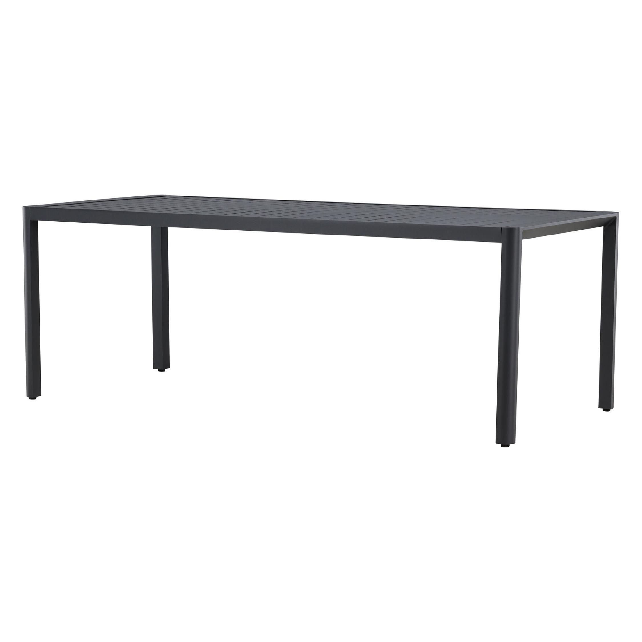 aluminium tuintafel Liva 200x90 zwart afbeelding 2