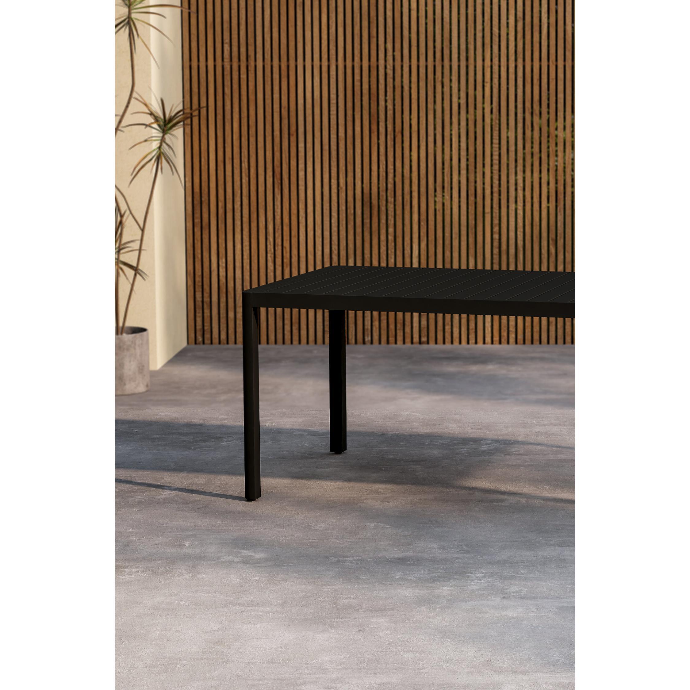 aluminium tuintafel Liva 200x90 zwart afbeelding 10