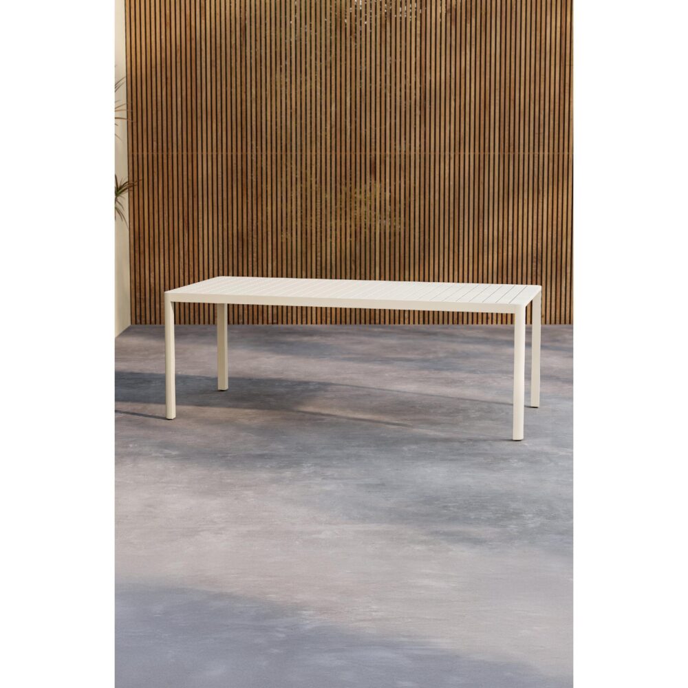aluminium tuintafel Liva 200x90 beige afbeelding 9
