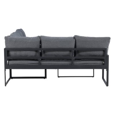 hoek loungeset tuin met glazen tafel afbeelding 2