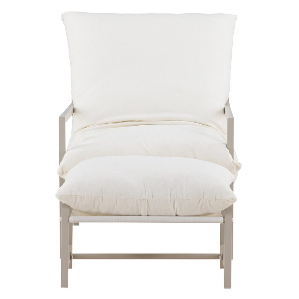 buiten loungestoel met voetenbank Liora afbeelding 4