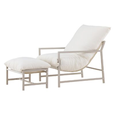 buiten loungestoel met voetenbank Liora afbeelding 6