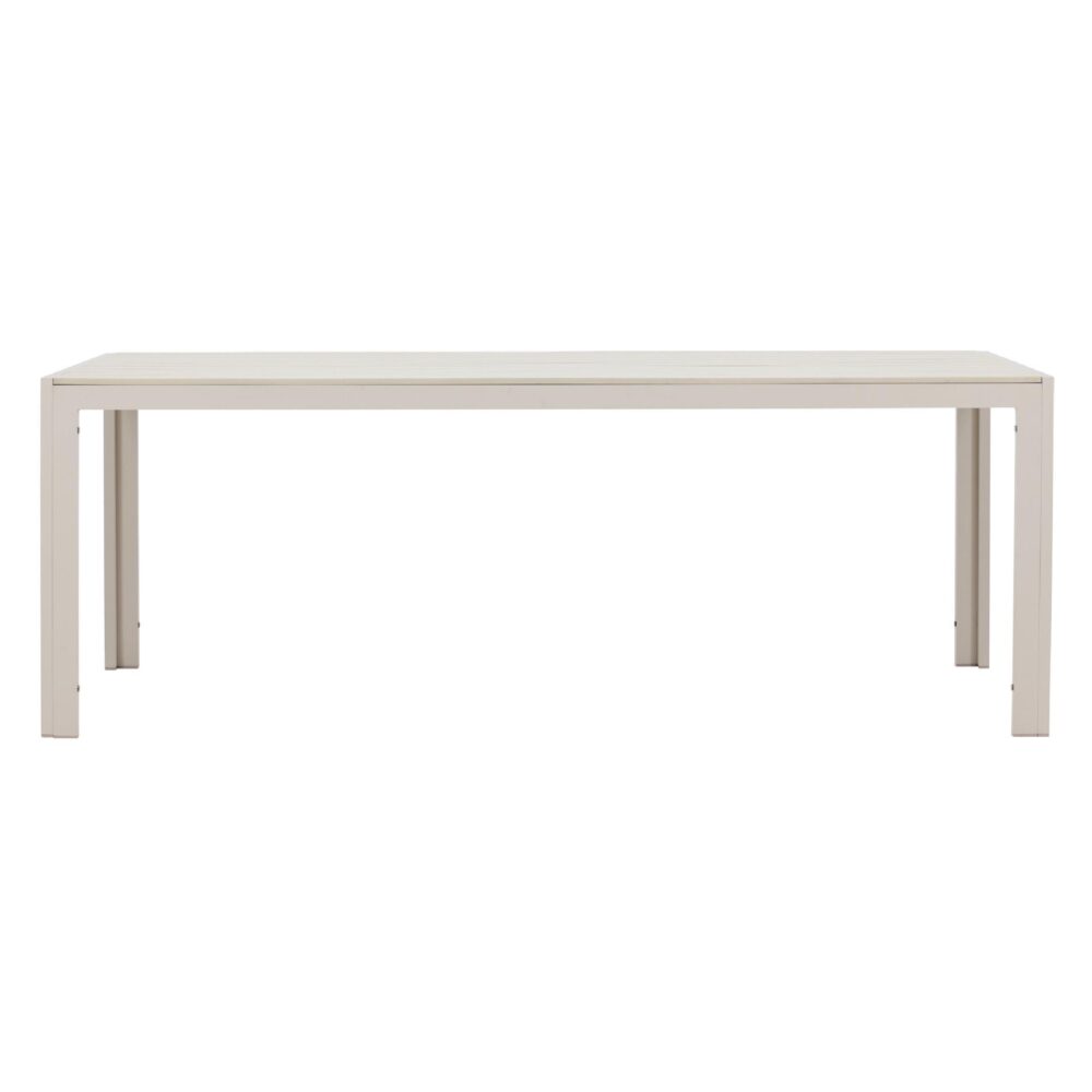 aluminium tuintafel 205x90 beige afbeelding 2