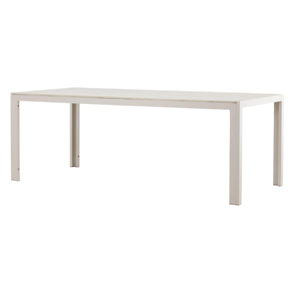 aluminium tuintafel 205x90 beige afbeelding 1