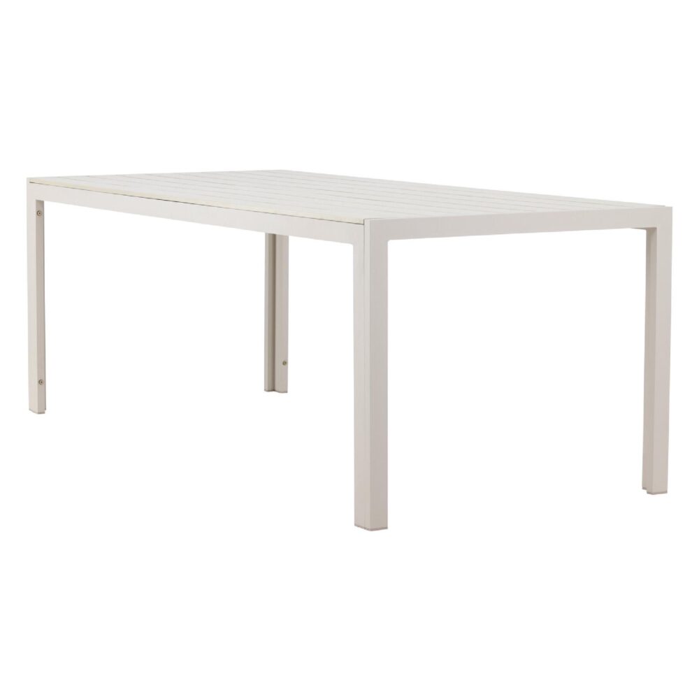 aluminium tuintafel 205x90 beige afbeelding 3