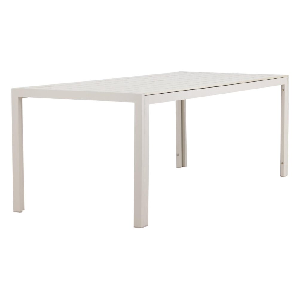 aluminium tuintafel 205x90 beige afbeelding 5