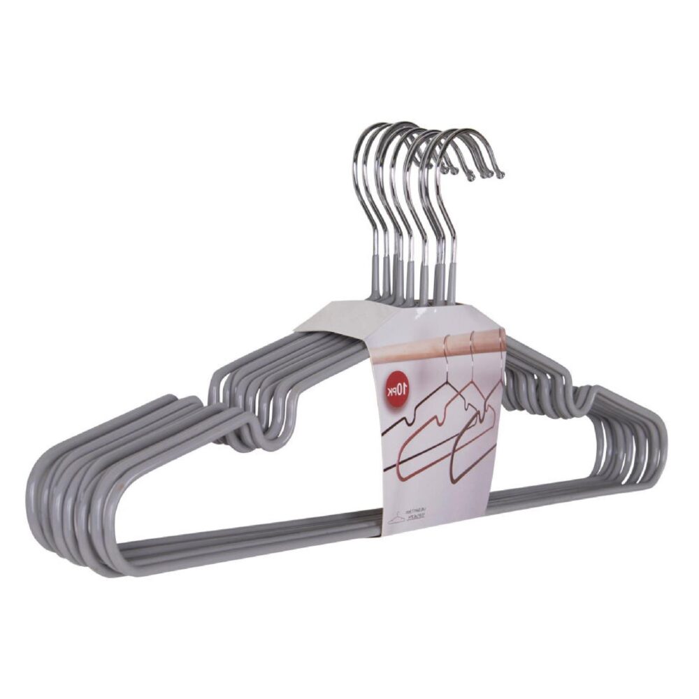 metalen kledinghangers set van 10 afbeelding 3