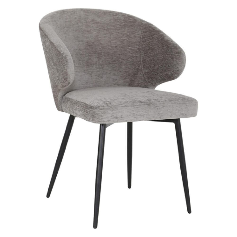 Arlo antraciet eetkamerstoelen set van 2 afbeelding 1