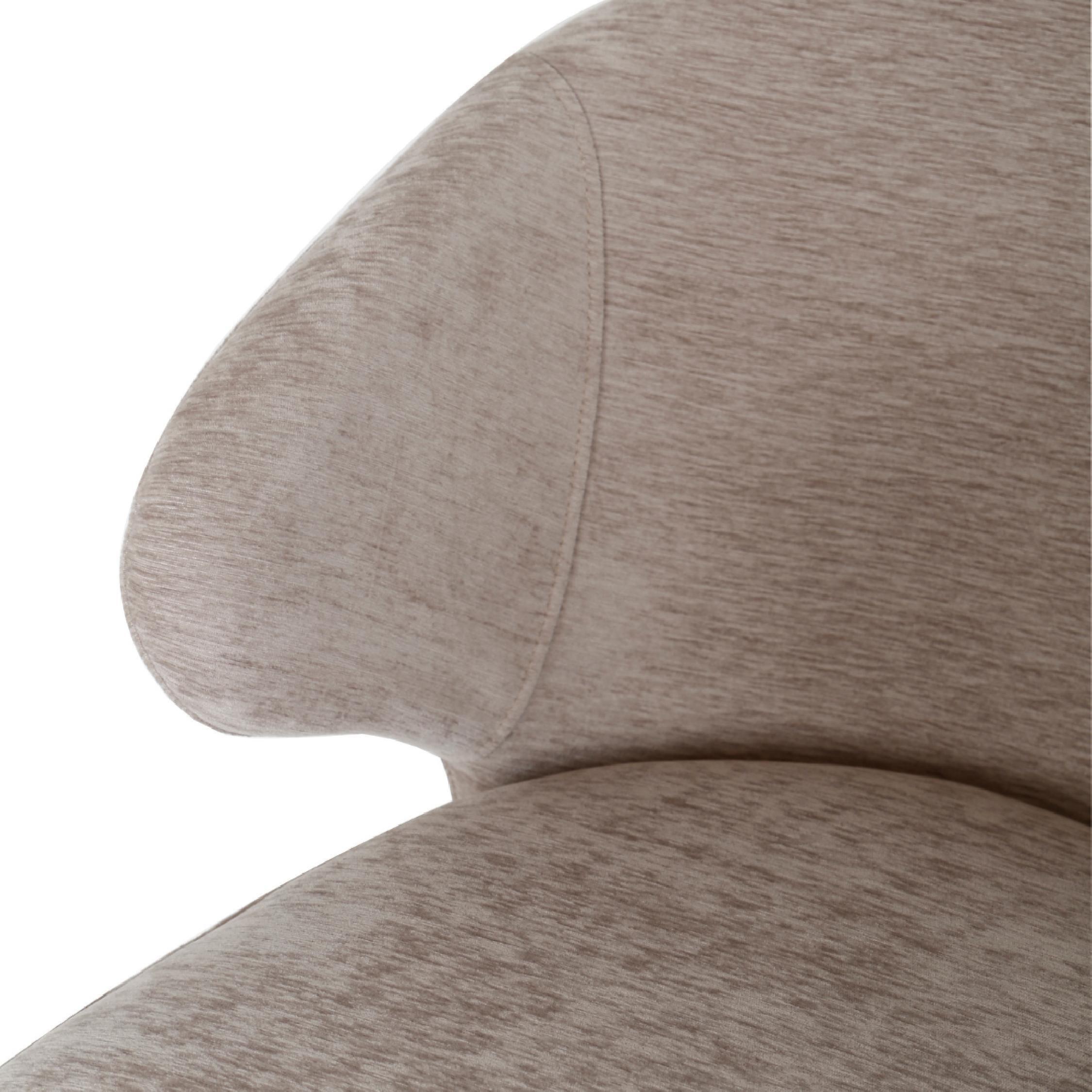 beige stoffen eetkamerstoelen Arlo afbeelding 5