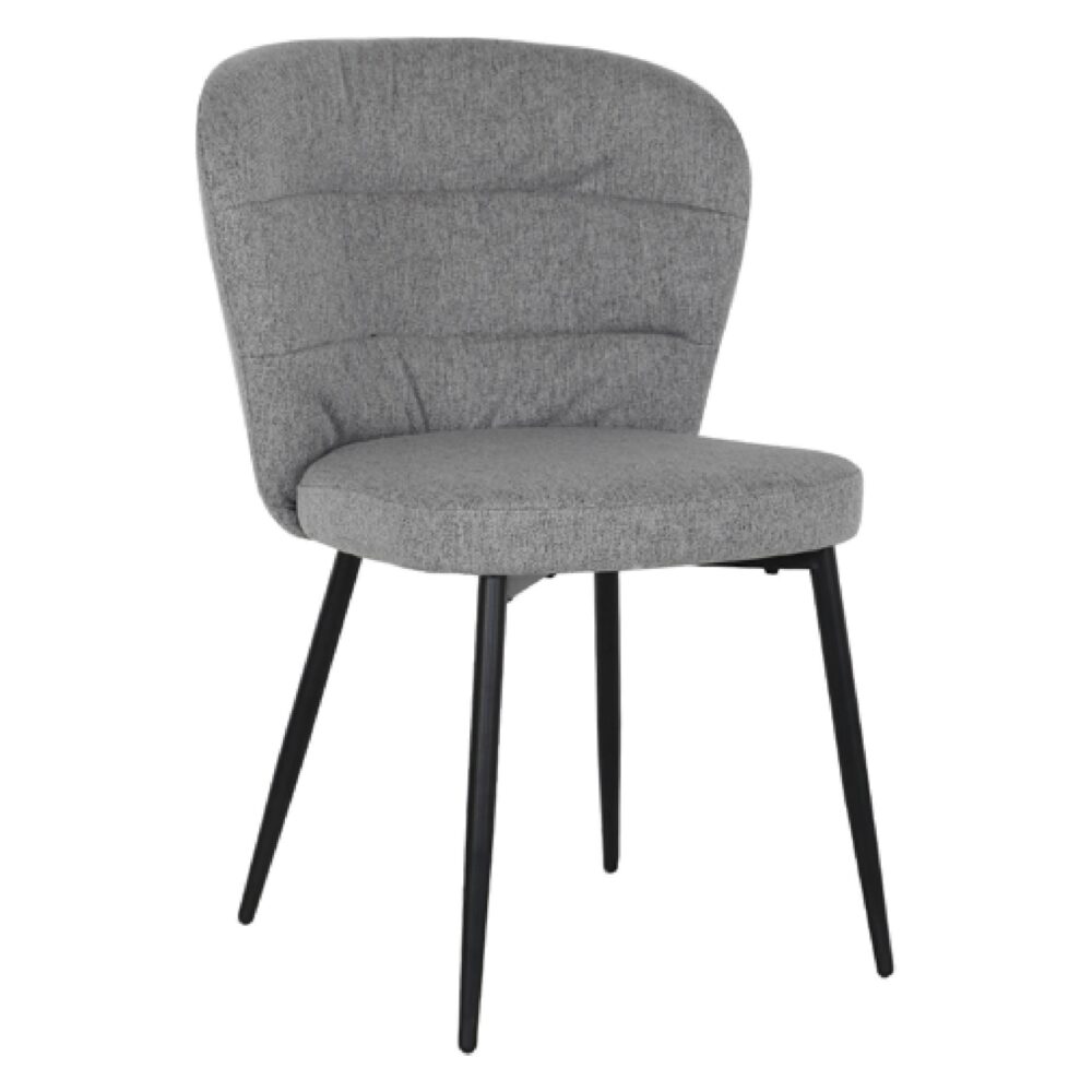 grijze eetkamerstoelen Lilly set van 2 afbeelding 1