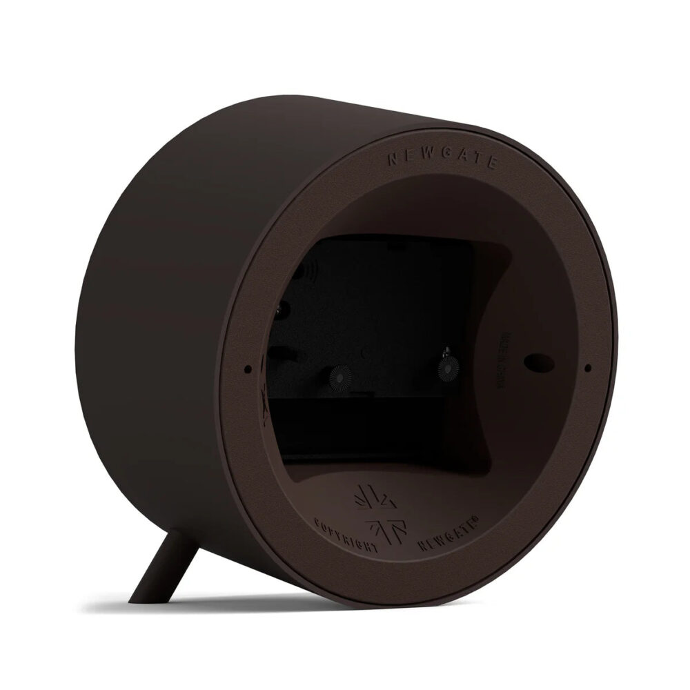 Newgate Fred alarm clock in brown and blue