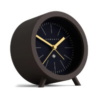 Newgate Fred alarm clock in brown and blue