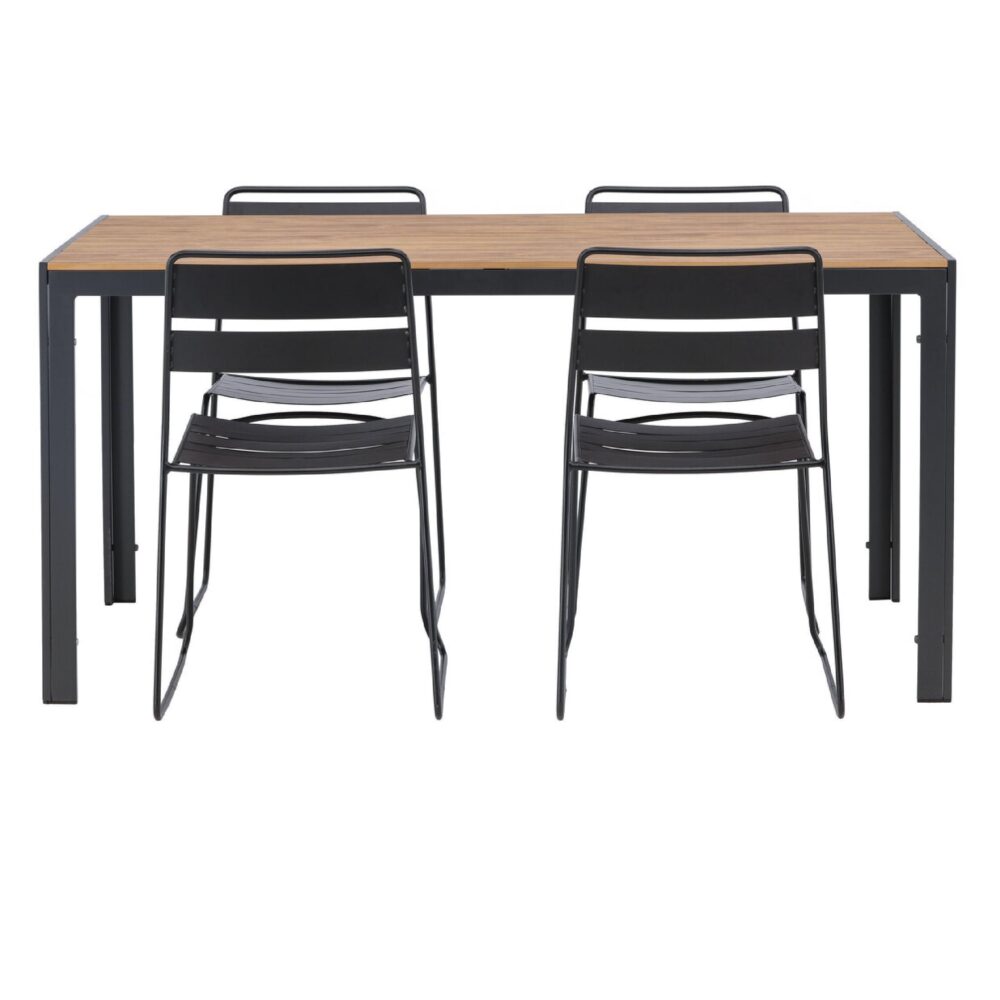 tuinset 4 personen rechthoekig 150x90 afbeelding 2