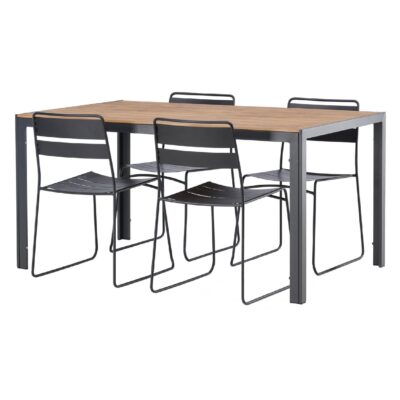 tuinset 4 personen rechthoekig 150x90 afbeelding 3