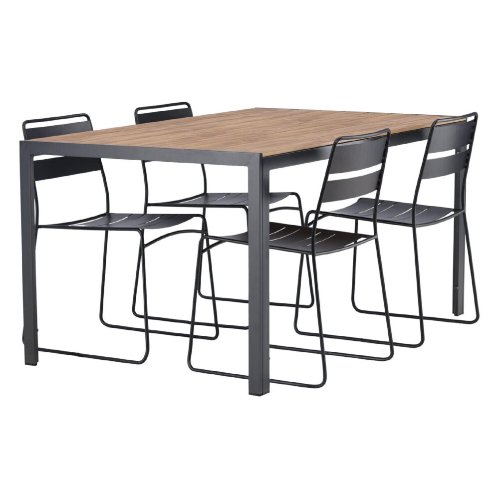 tuinset 4 personen rechthoekig 150x90 afbeelding 5