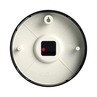 Newgate Master Edwards wall clock in black