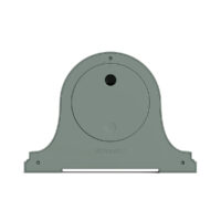 Newgate Broadway mantel clock in asparagus green