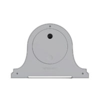 Newgate Broadway mantel clock in grey