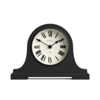 Newgate Broadway mantel clock in Black