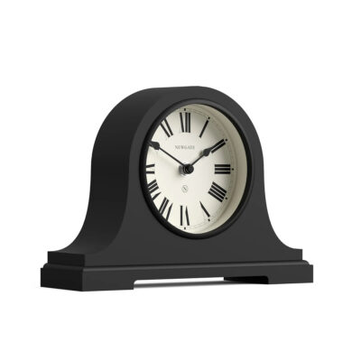 Newgate Broadway mantel clock in Black