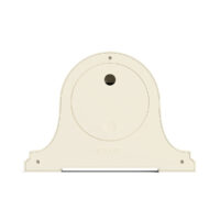 Newgate Broadway mantel clock in cream