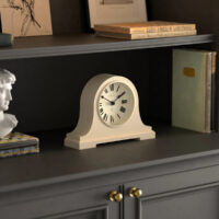 Newgate Broadway mantel clock in cream