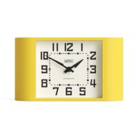 Newgate Mini Metro mantel clock in yellow