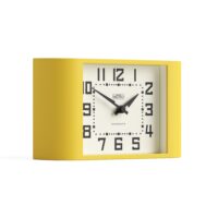 Newgate Mini Metro mantel clock in yellow
