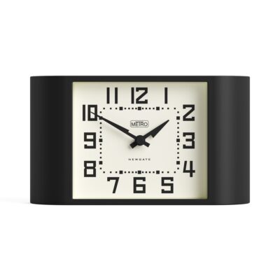 Newgate Metro wall clock in black