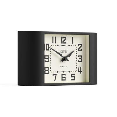 Newgate Metro wall clock in black