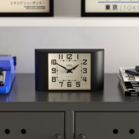 Newgate Mini Metro mantel clock in black
