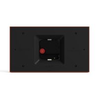 Newgate Mini Metro mantel clock in Pumpkin Orange