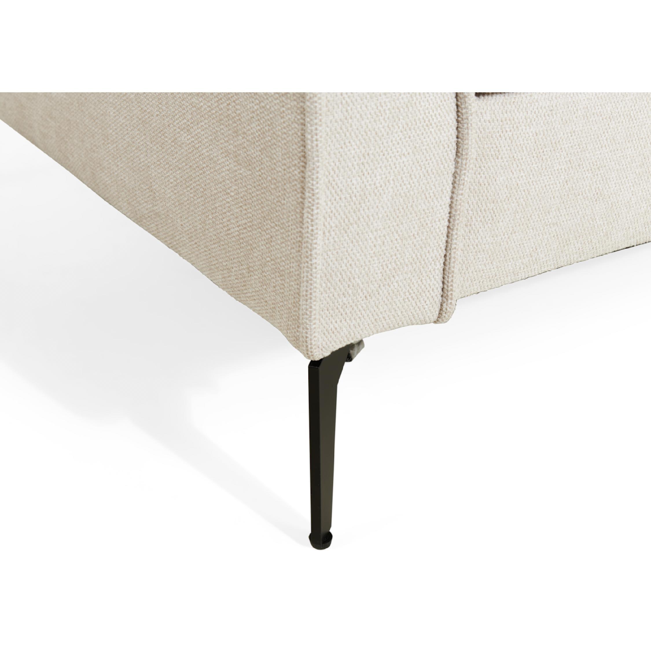 beige linnen Nevi 2.5 zits bank afbeelding 5