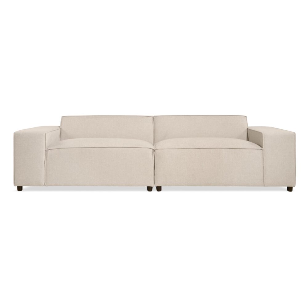 beige linnen 3-zits loungebank Bryla afbeelding 1