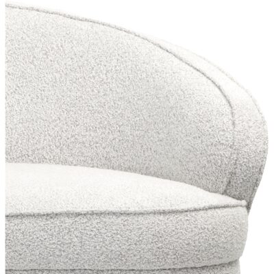 Nest of Nora compacte bouclé 2-zits bank naturel afbeelding 4