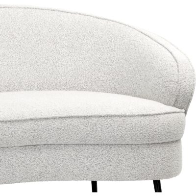 Nest of Nora compacte bouclé 2-zits bank naturel afbeelding 5