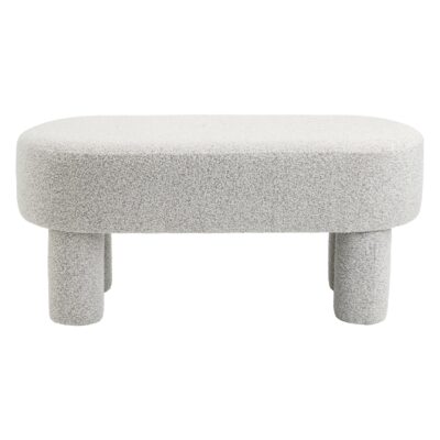 bouclé halbank beige afbeelding 2