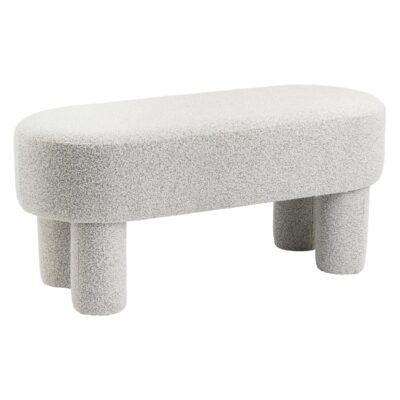 bouclé halbank beige afbeelding 1