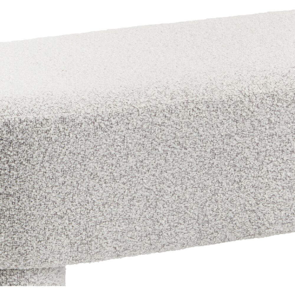 bouclé halbank beige afbeelding 4