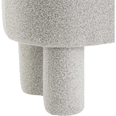 bouclé halbank beige afbeelding 5