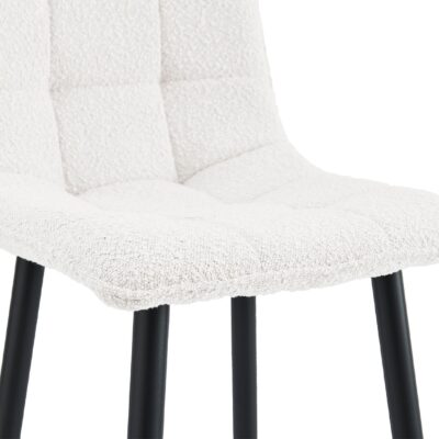 bouclé barkrukken Miro 65 cm ivoor afbeelding 7