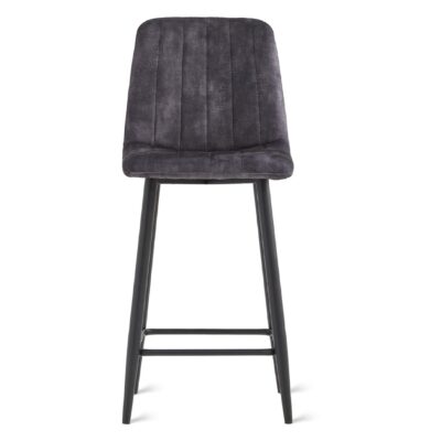 velvet barkrukken Osta 65 cm antraciet afbeelding 3