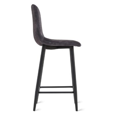 velvet barkrukken Osta 65 cm antraciet afbeelding 5