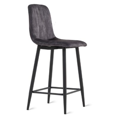 velvet barkrukken Osta 65 cm antraciet afbeelding 4