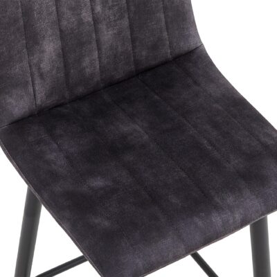 velvet barkrukken Osta 65 cm antraciet afbeelding 7