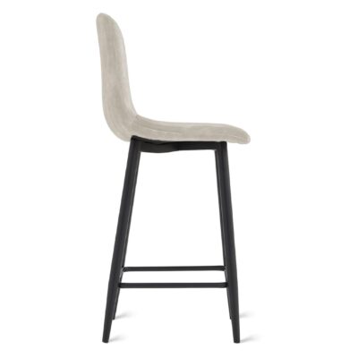 velvet barkrukken Osta 65 cm taupe afbeelding 5