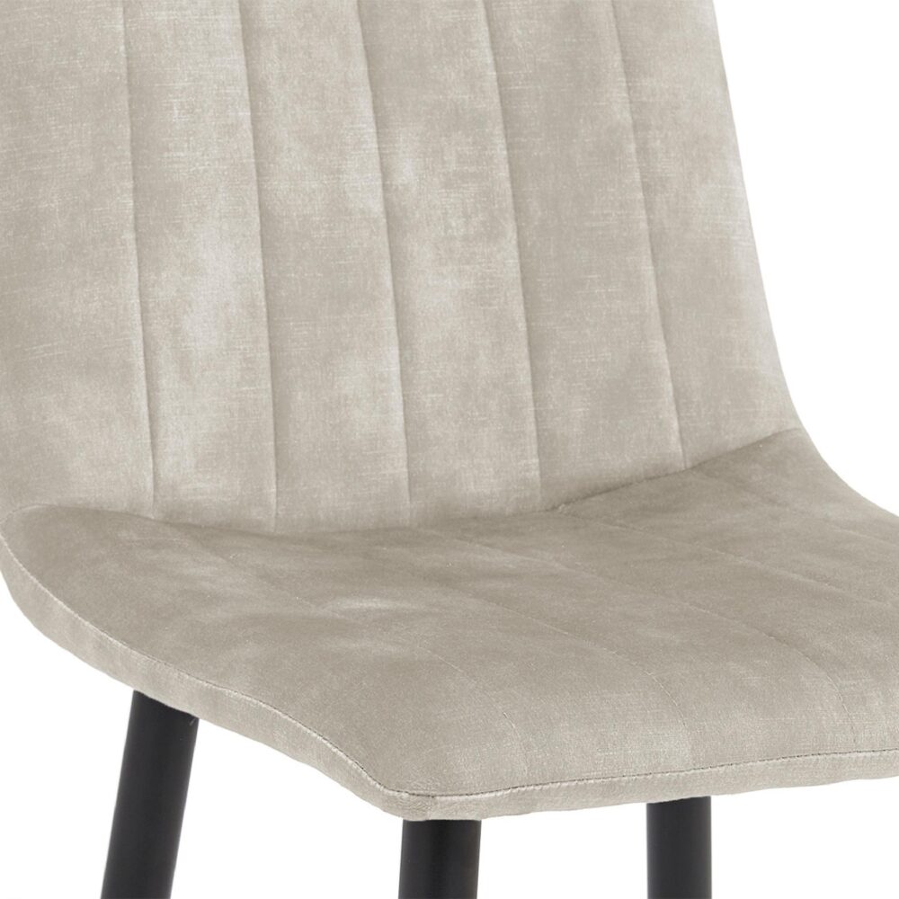 velvet barkrukken Osta 65 cm taupe afbeelding 7